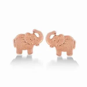 ROSE GOLD ELEPHANT STUD  EARRING #SWKK-6094RG (GC6)