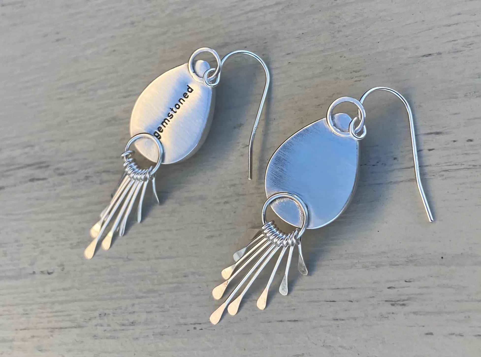 Rose Quartz Fringe Earring- Reserved