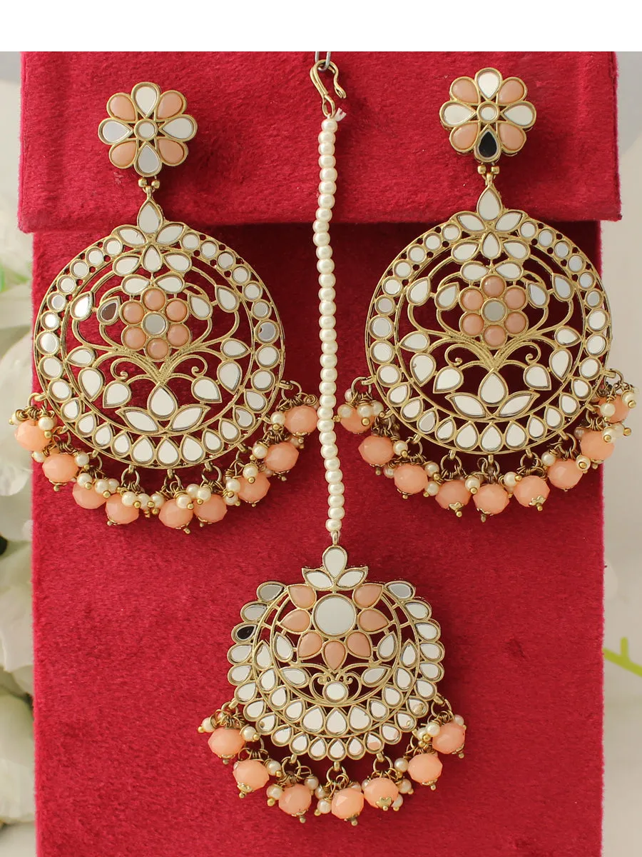 Roshini Mirror Earrings & Tikka