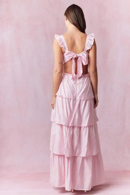 Rossette Smocked Bust Maxi Dress