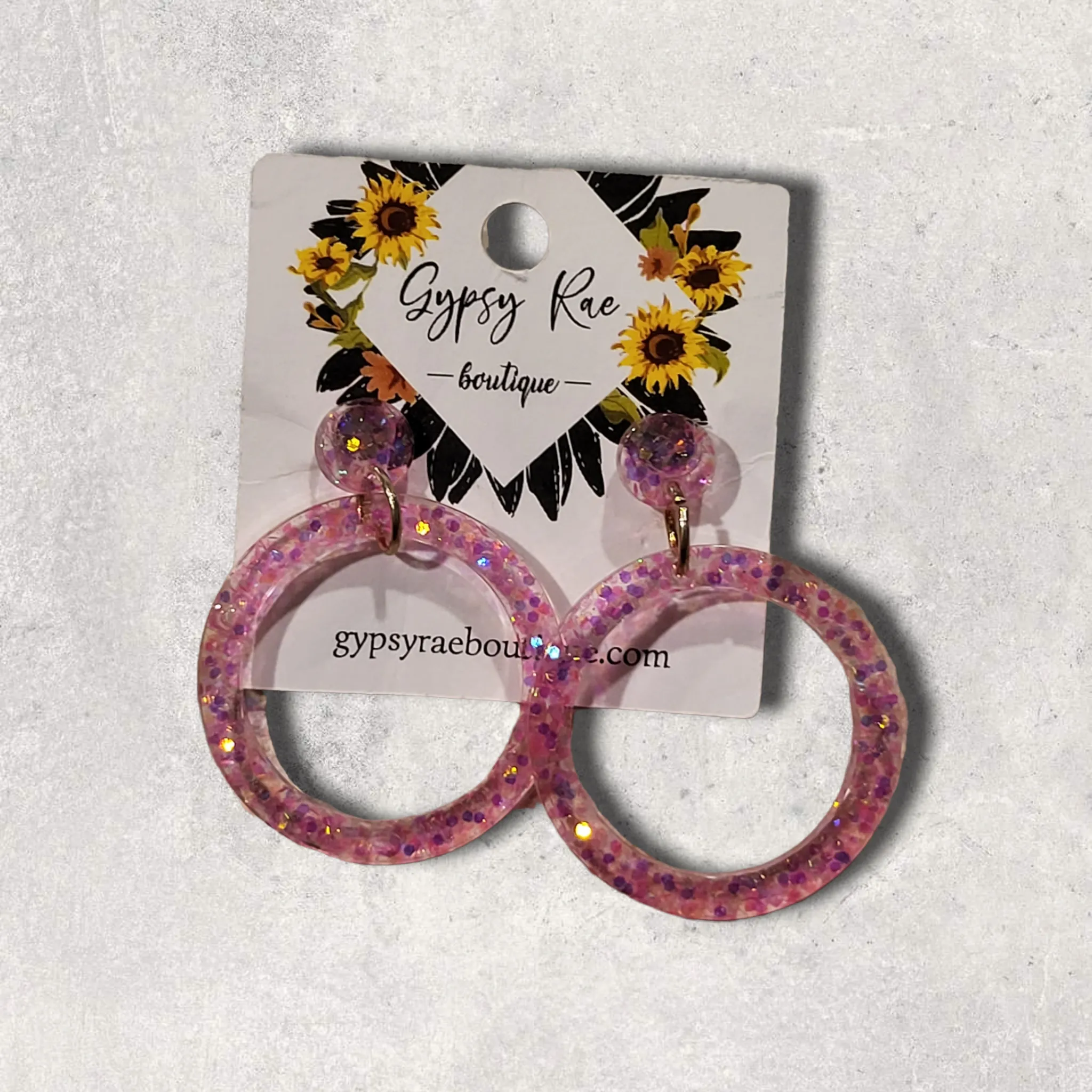 Round Small Open Statement Earrings