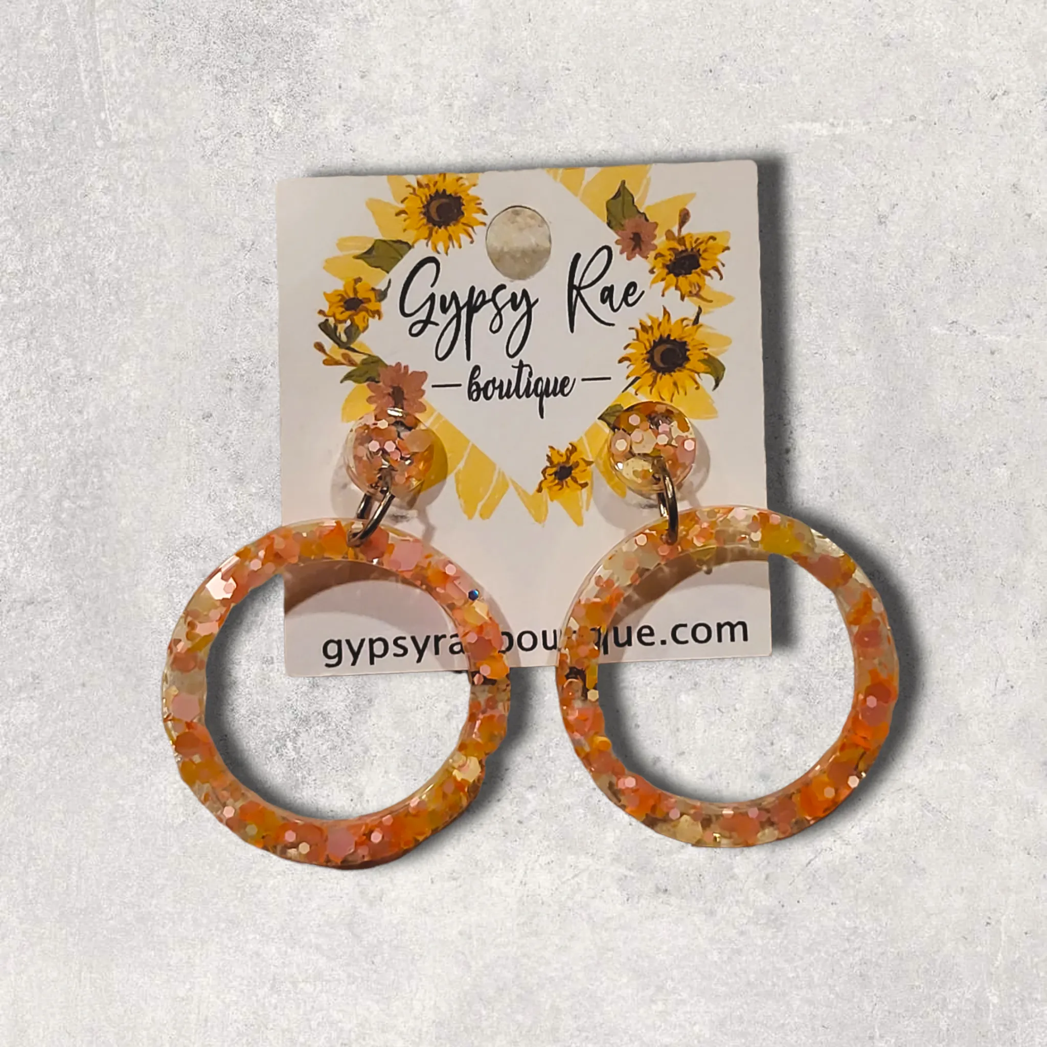 Round Small Open Statement Earrings