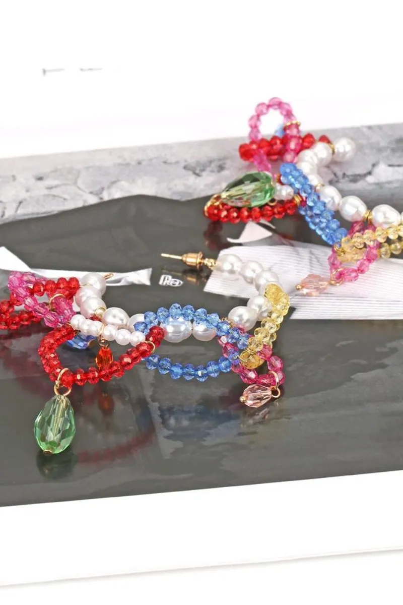Rox Beaded Tassel Earrings
