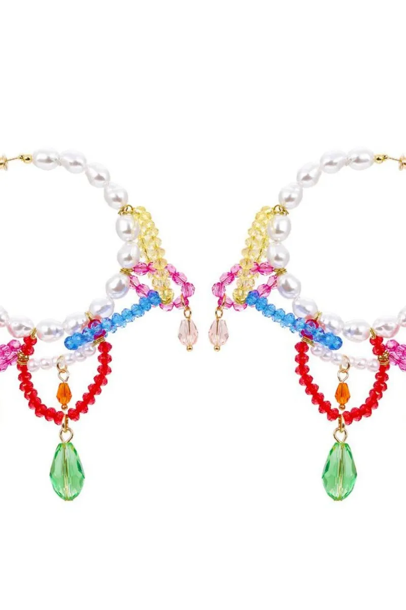 Rox Beaded Tassel Earrings