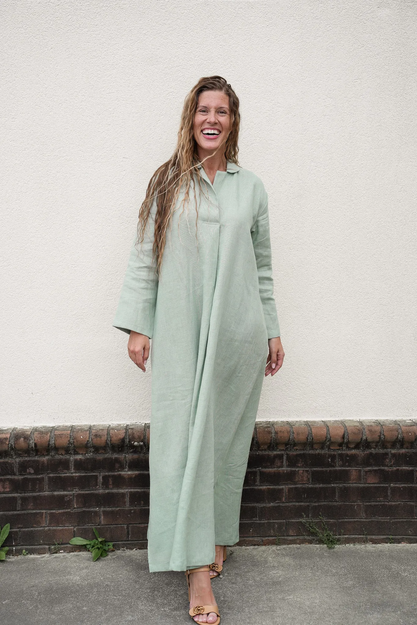 Sahara Linen Maxi Dress