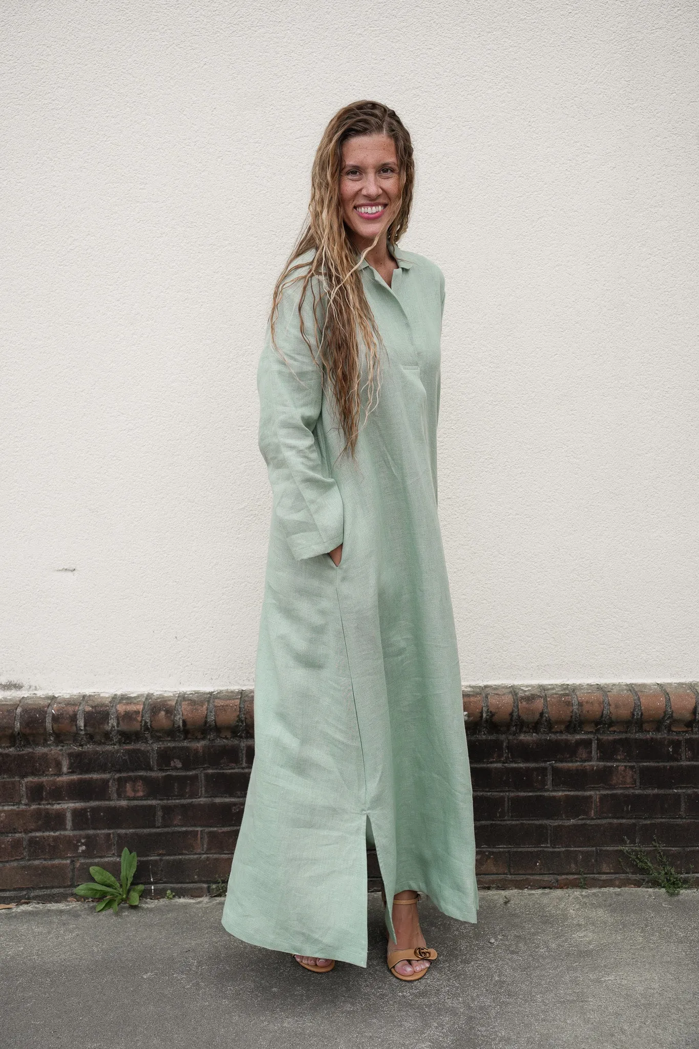 Sahara Linen Maxi Dress