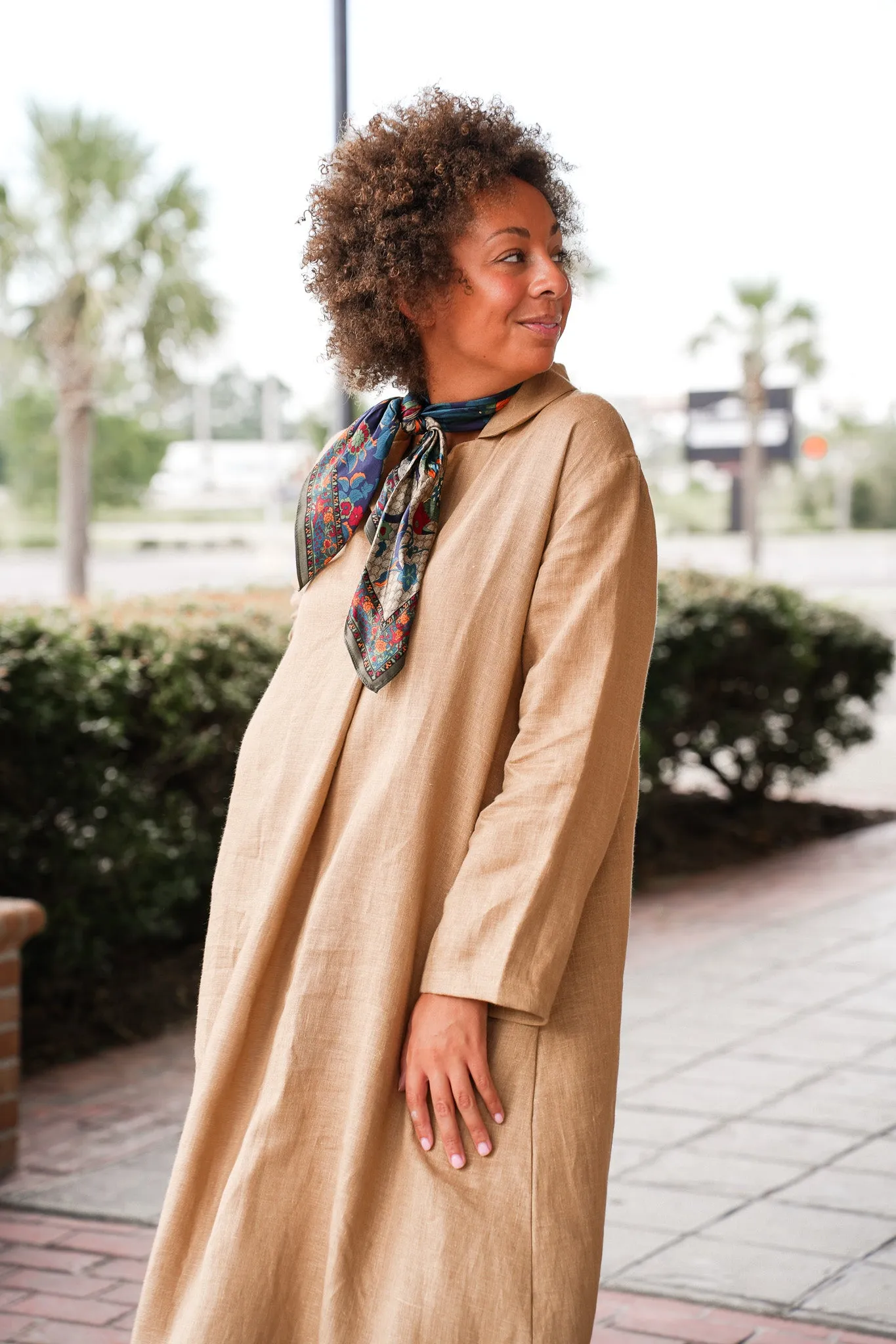 Sahara Linen Maxi Dress
