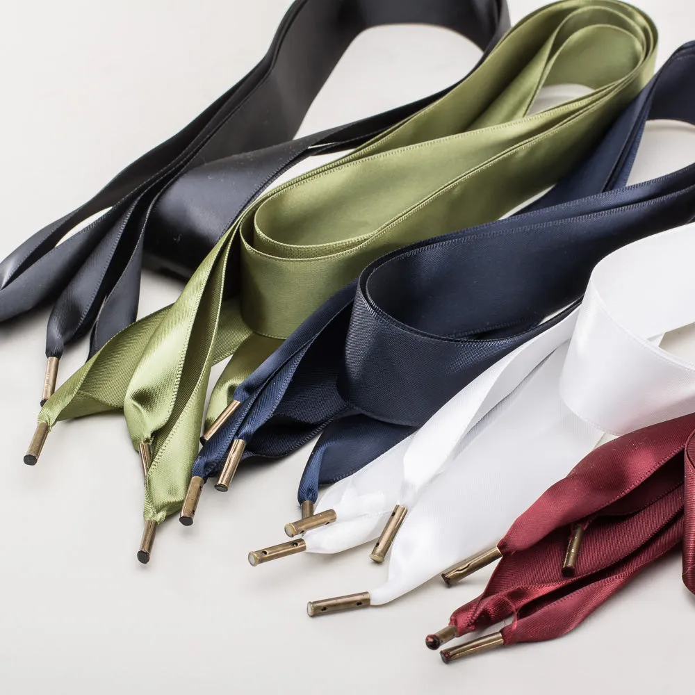 Satin Ribbon Shoe Laces