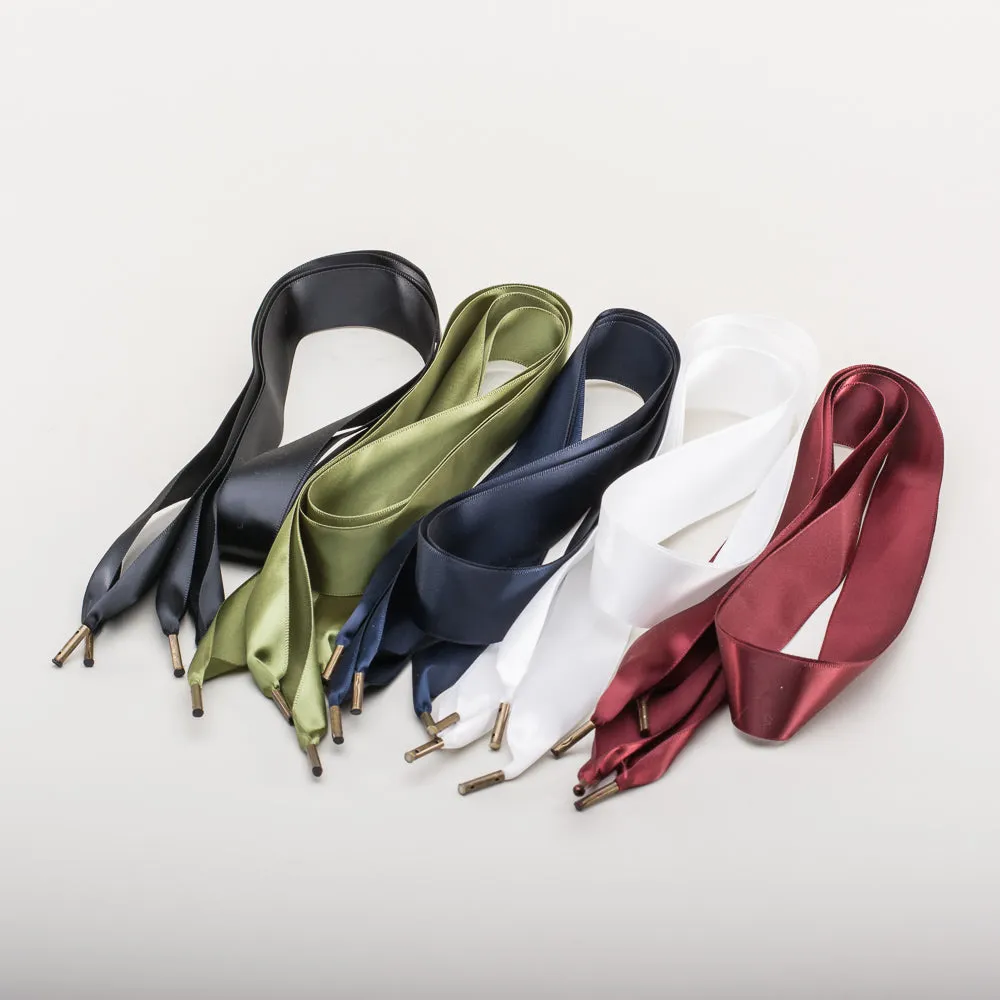 Satin Ribbon Shoe Laces