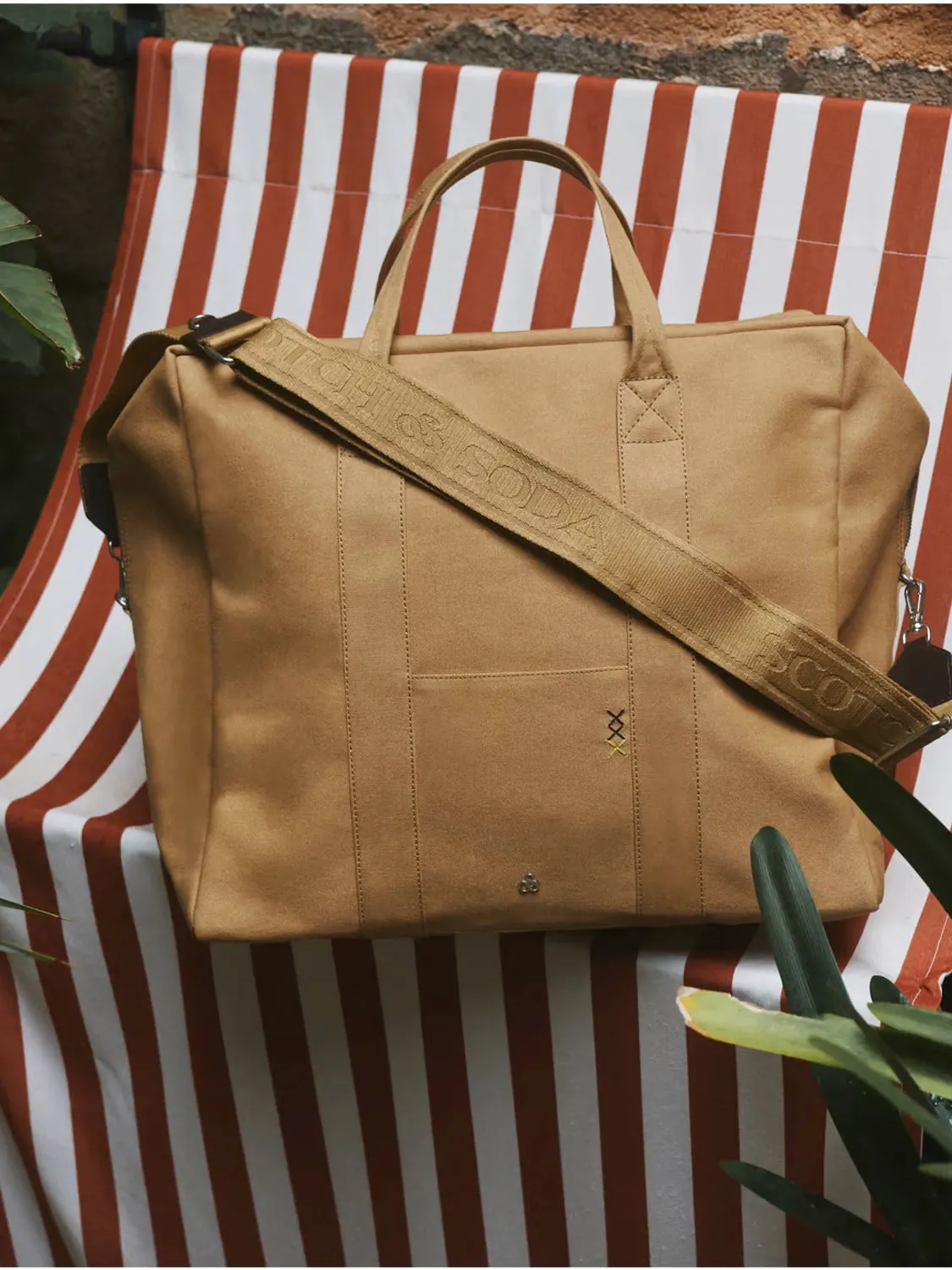 SCOTCH & SODA CANVAS WEEKEND BAG 176935