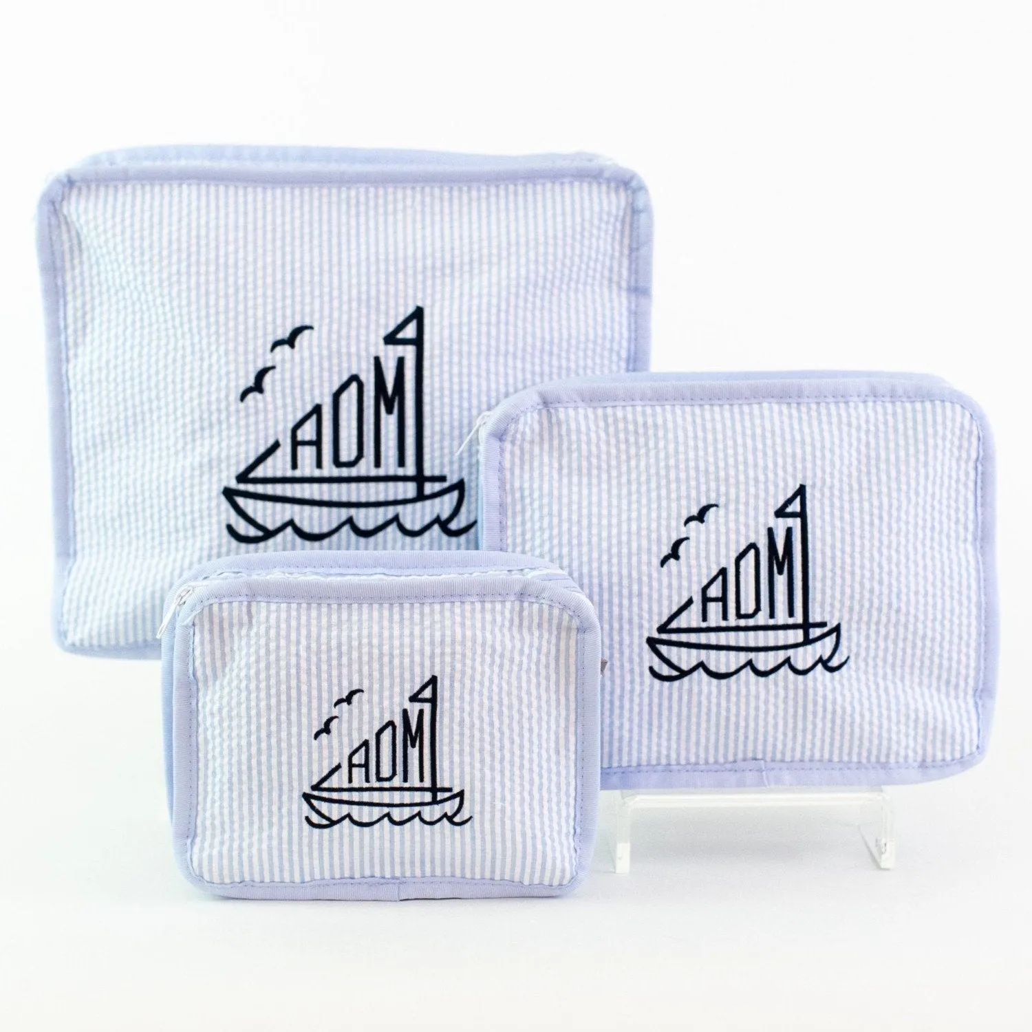 Seersucker 3 Piece Stacking Set