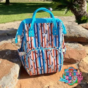 Serape Aztec Diaper Bag Backpack