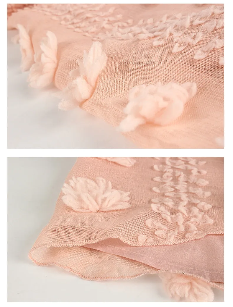 Sexy Lace-up Tube Top Loose Decorative Flowers Floral Mini Dresses