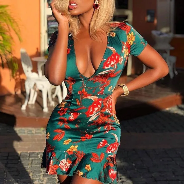 Sexy Women  Backless Sheath Dresses