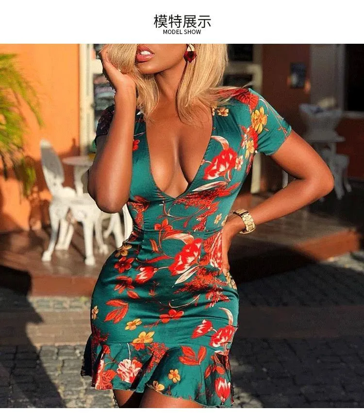 Sexy Women  Backless Sheath Dresses
