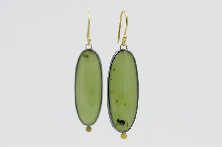 Siberian Jade Dangles