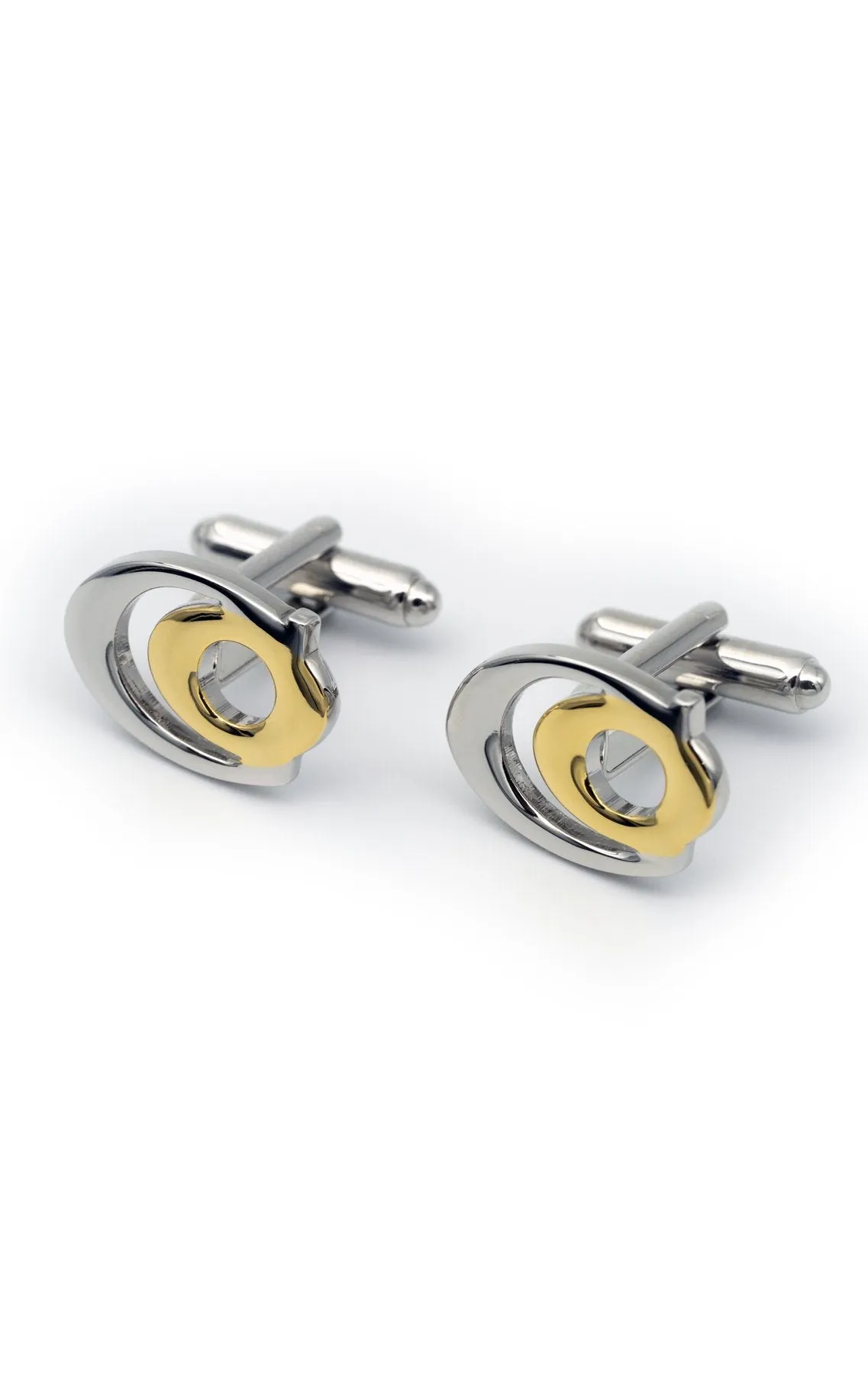 Silver & Gold Cufflinks