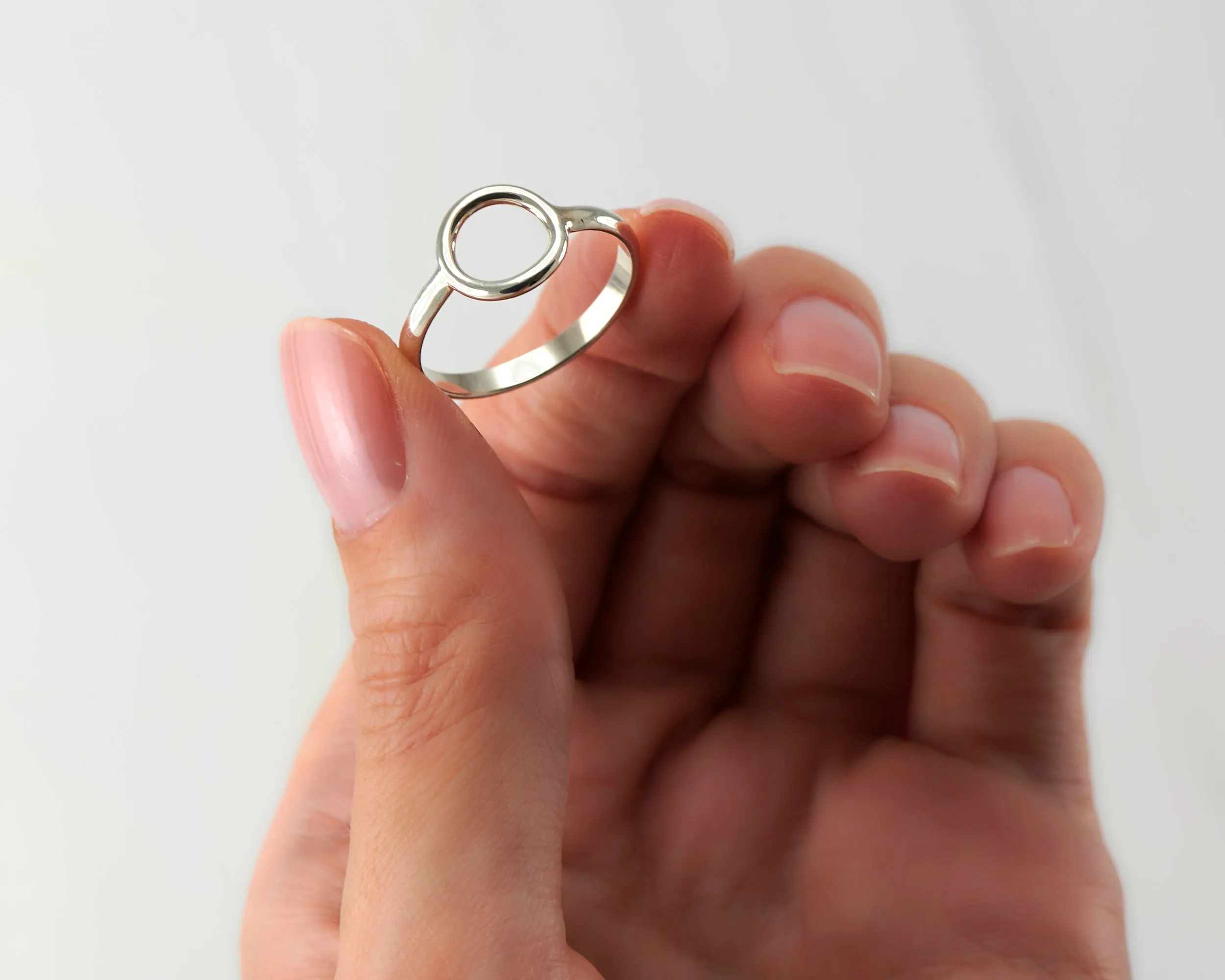 Silver Circle Ring