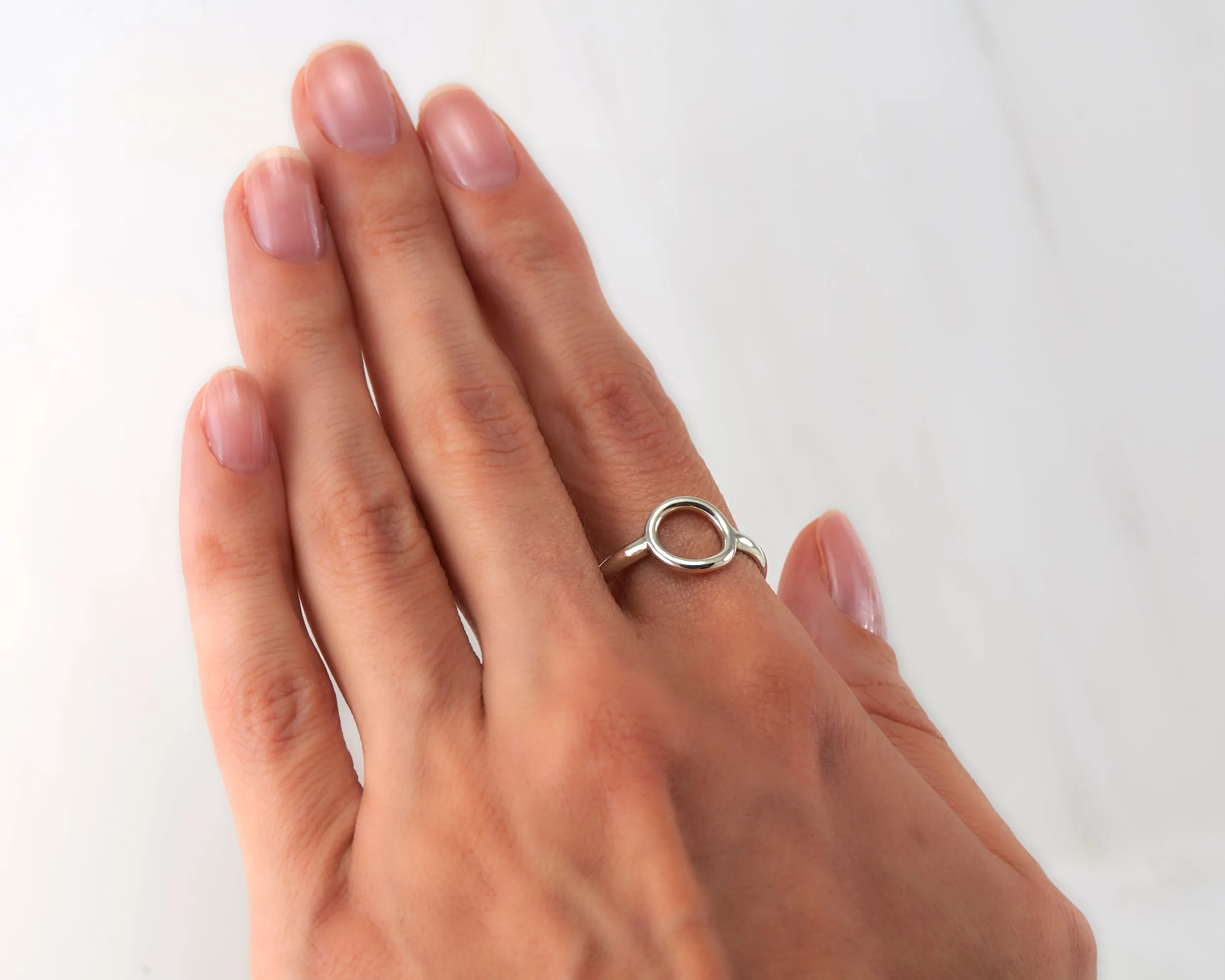 Silver Circle Ring