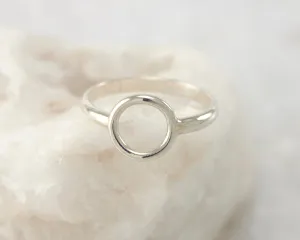 Silver Circle Ring