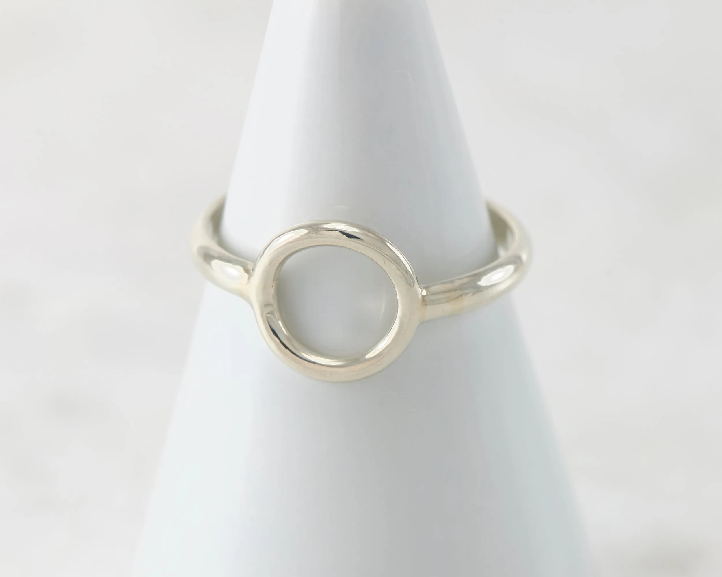 Silver Circle Ring