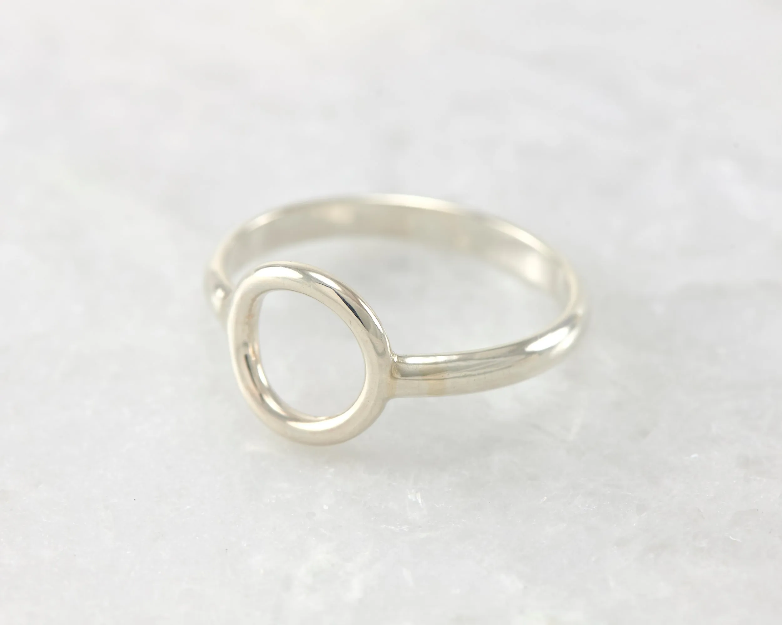 Silver Circle Ring