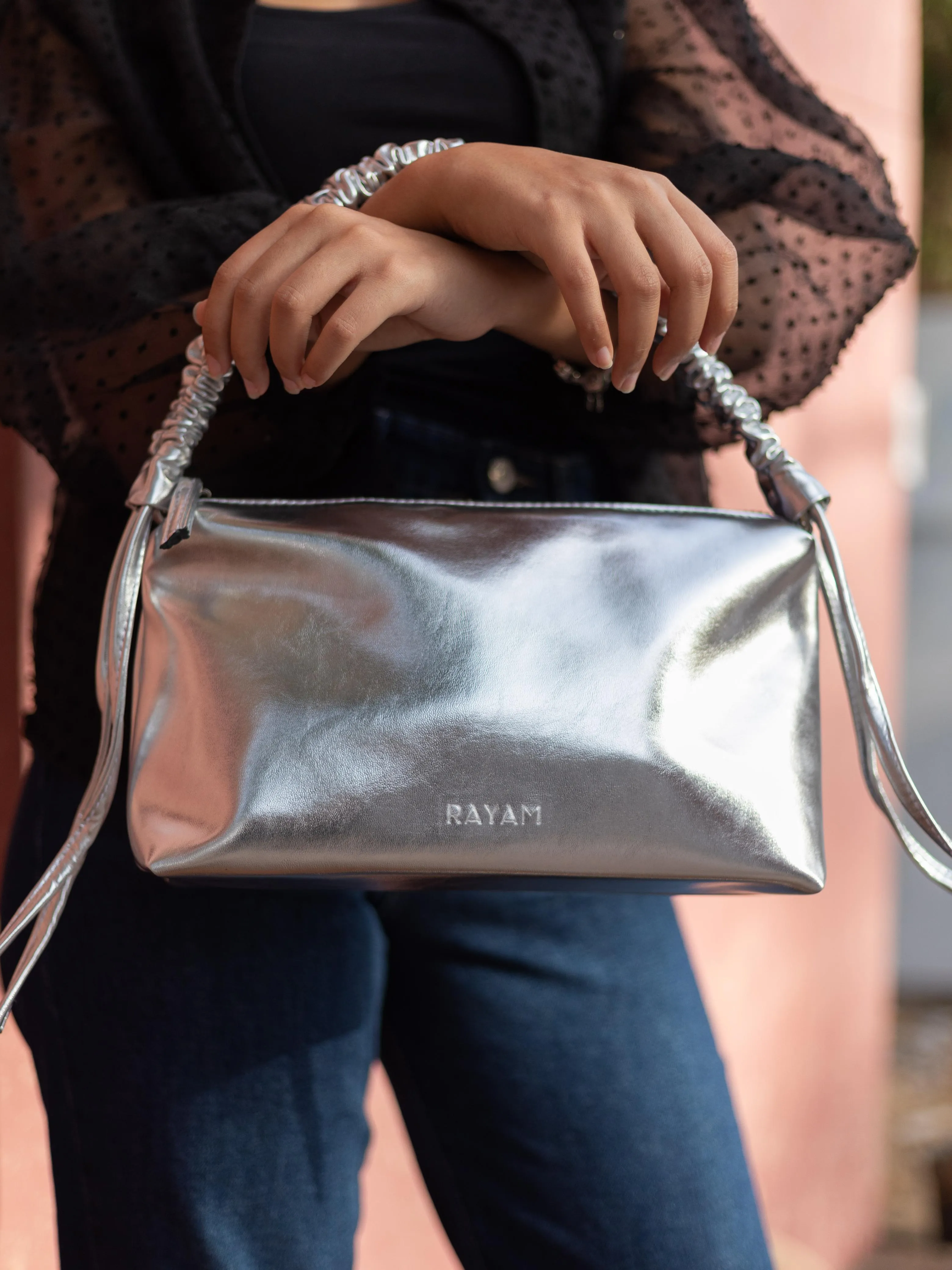 Silver RUFFI Bag