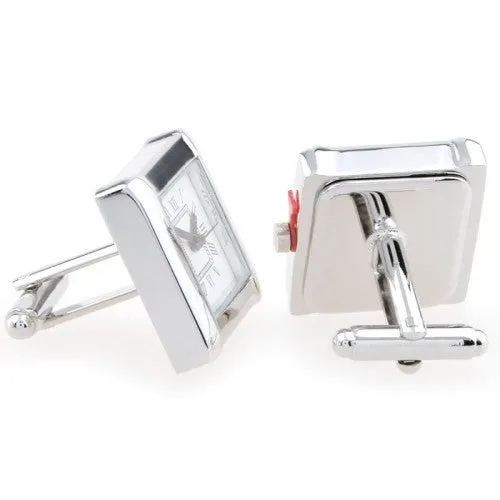 Silver Square Cufflinks