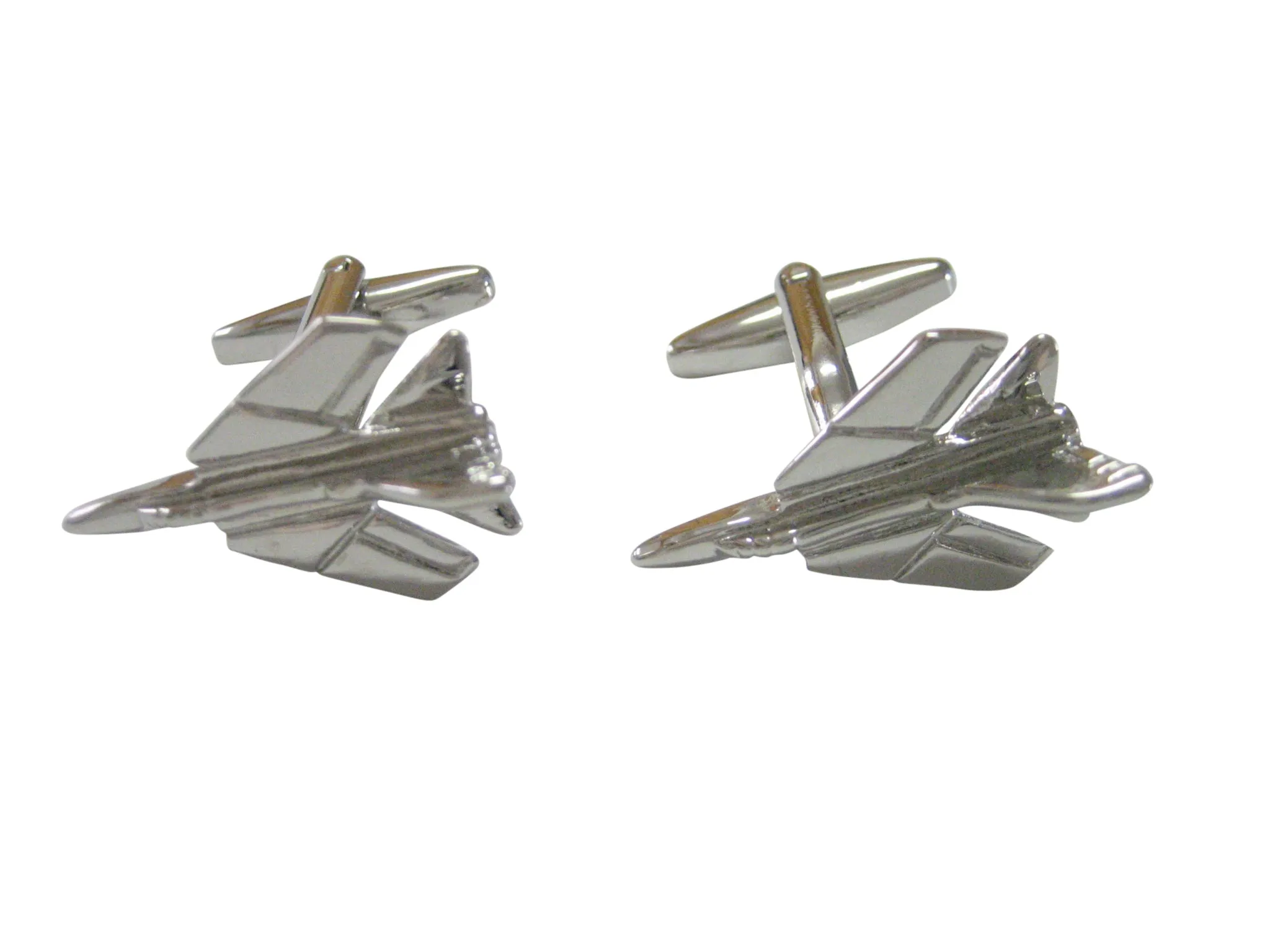 Silver Toned Tornado RAF Jet Plane Cufflinks