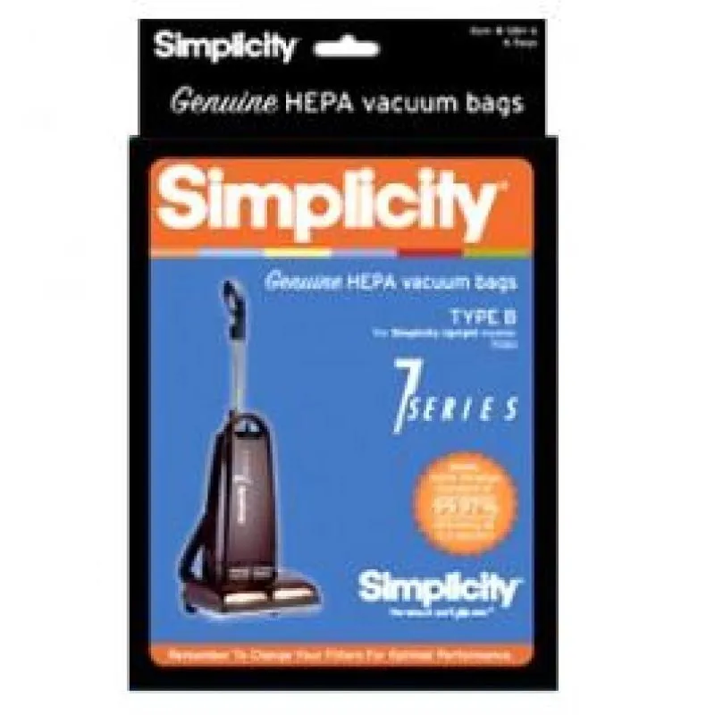 Simplicity OEM HEPA Bag Type "B"