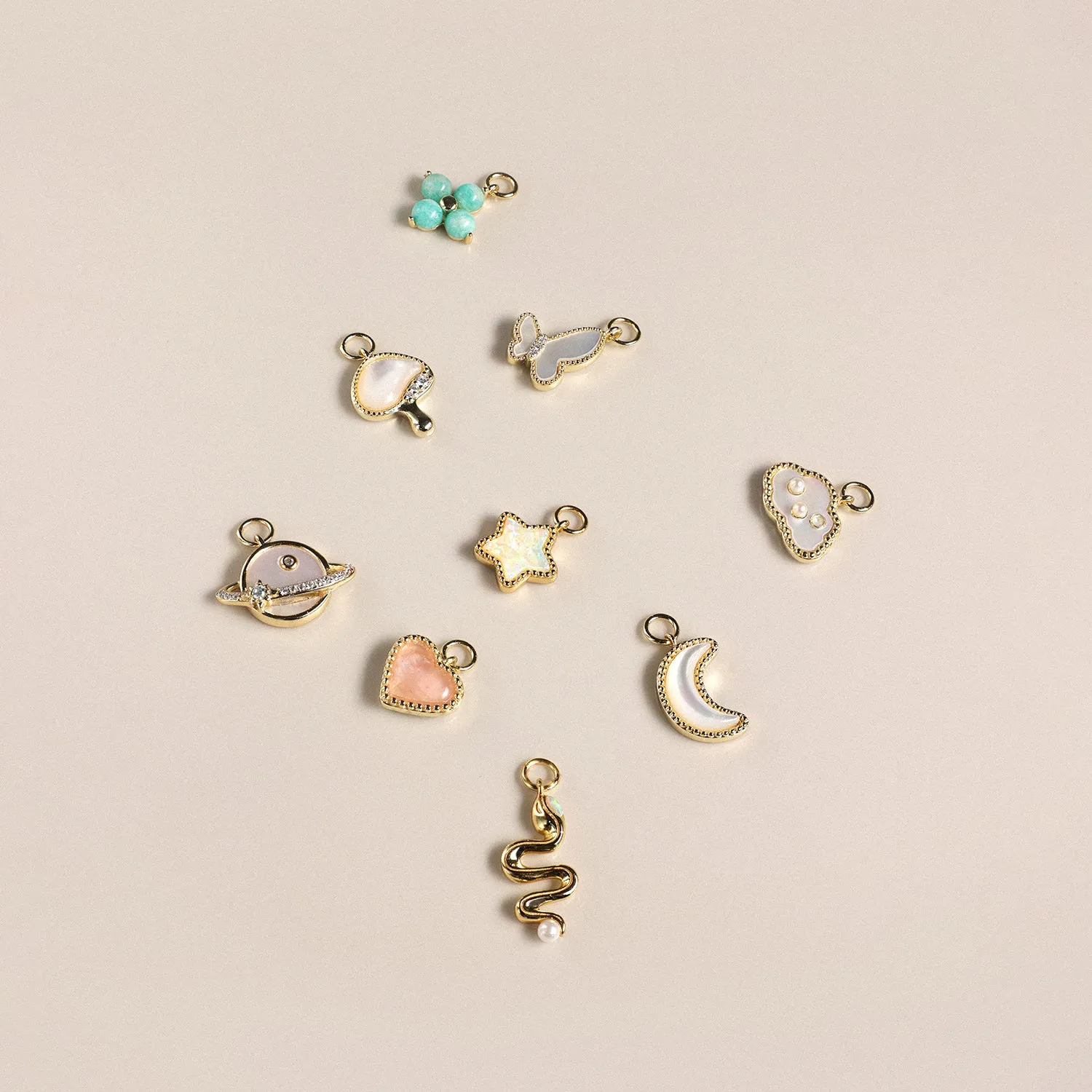 Single Heart Charm Earring
