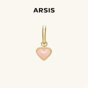 Single Heart Charm Earring