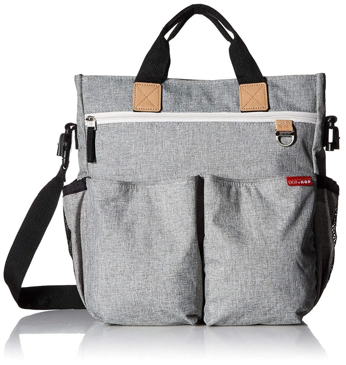 Skip Hop Duo Signature Grey Melange - Diaper Bags For Ages 0-2 Years