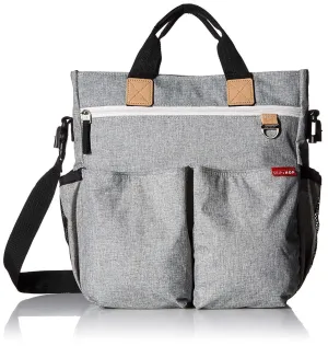 Skip Hop Duo Signature Grey Melange - Diaper Bags For Ages 0-2 Years