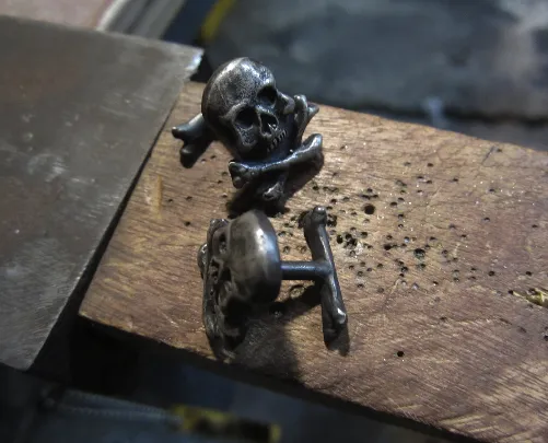 Skull and Crossbones Cufflinks