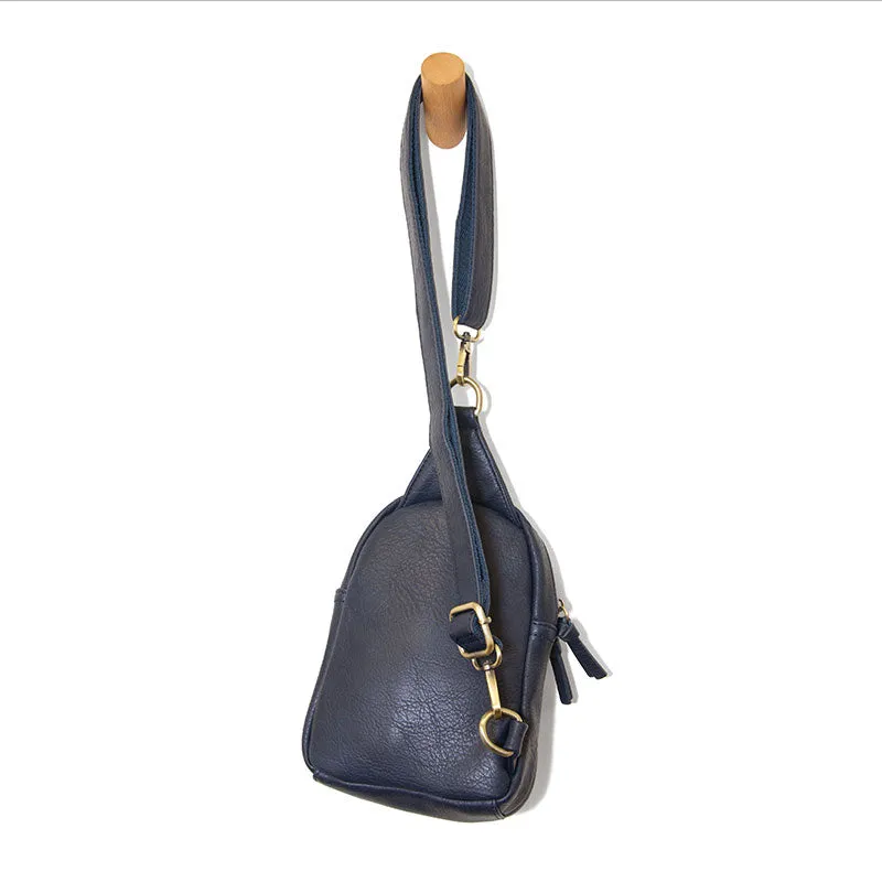 Skyler Sling Bag in Navy