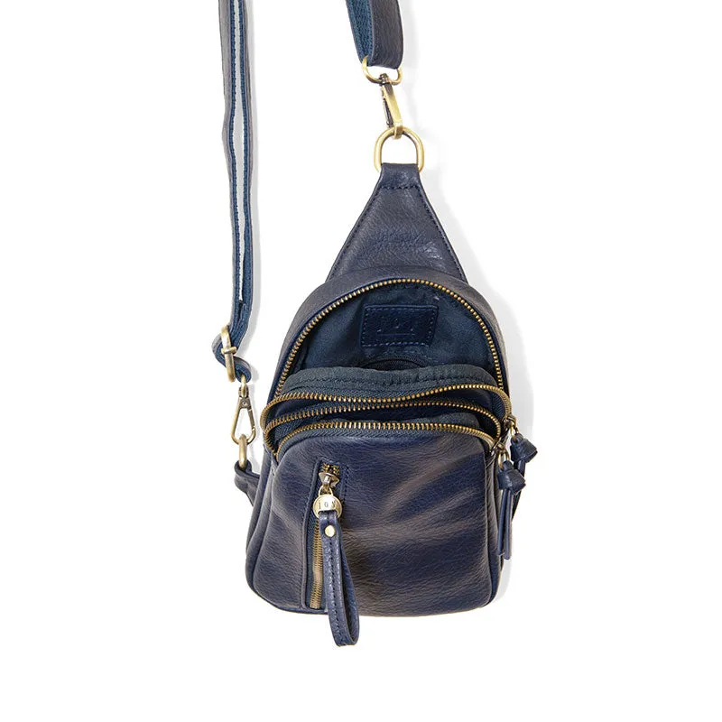 Skyler Sling Bag in Navy