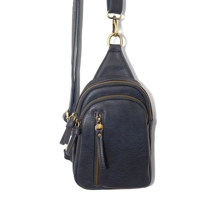 Skyler Sling Bag in Navy
