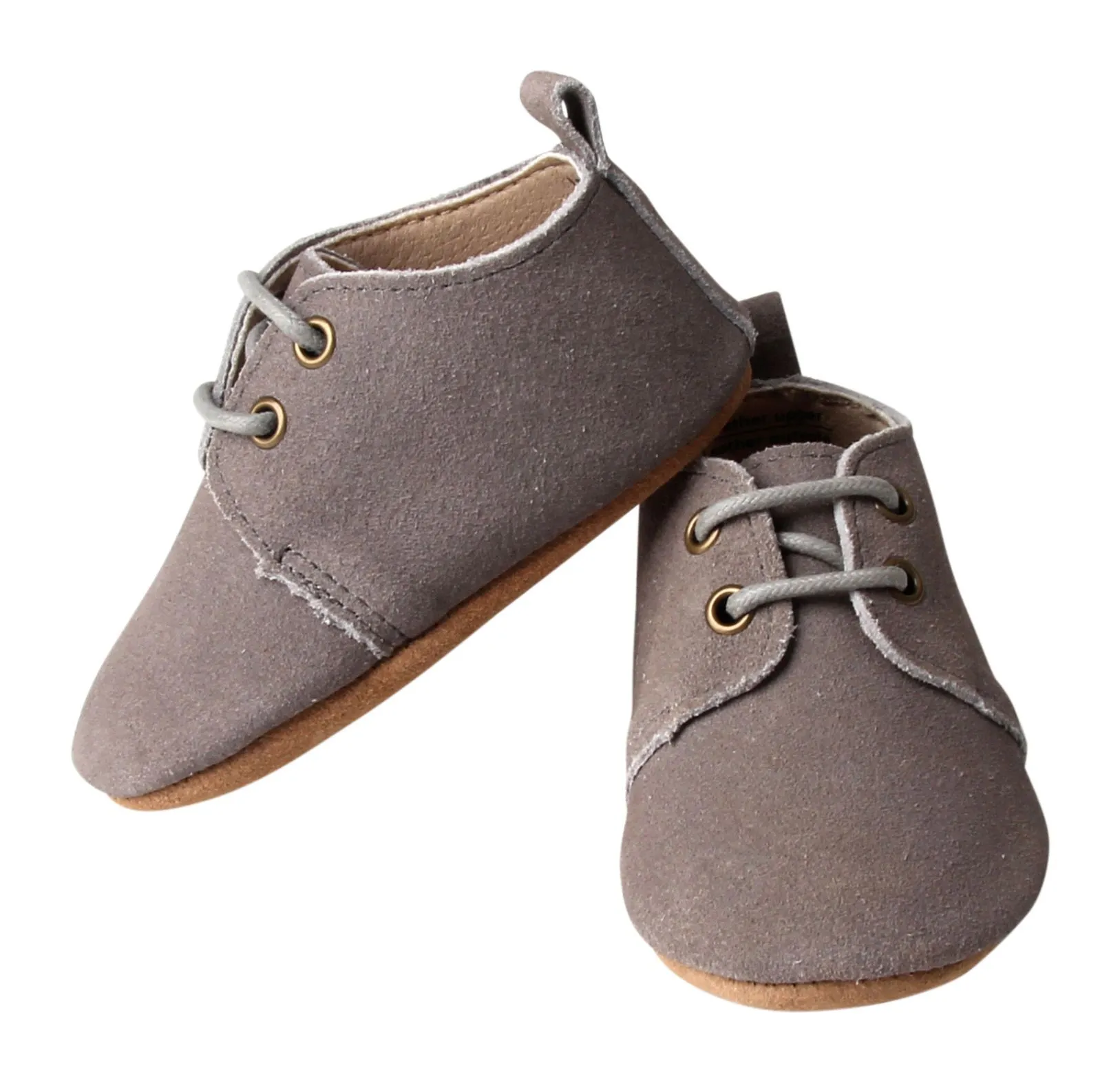 Slate - Oxford - US Size 1-4 - Soft Sole