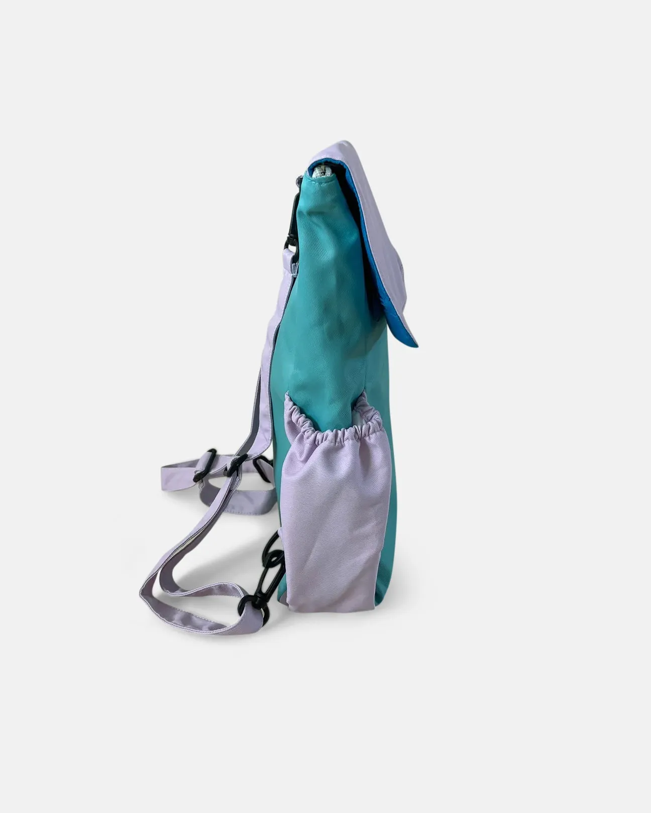 {{Smaller 14INCH SIZE}} Teal Lilac Utility 4-Way Washable Bag