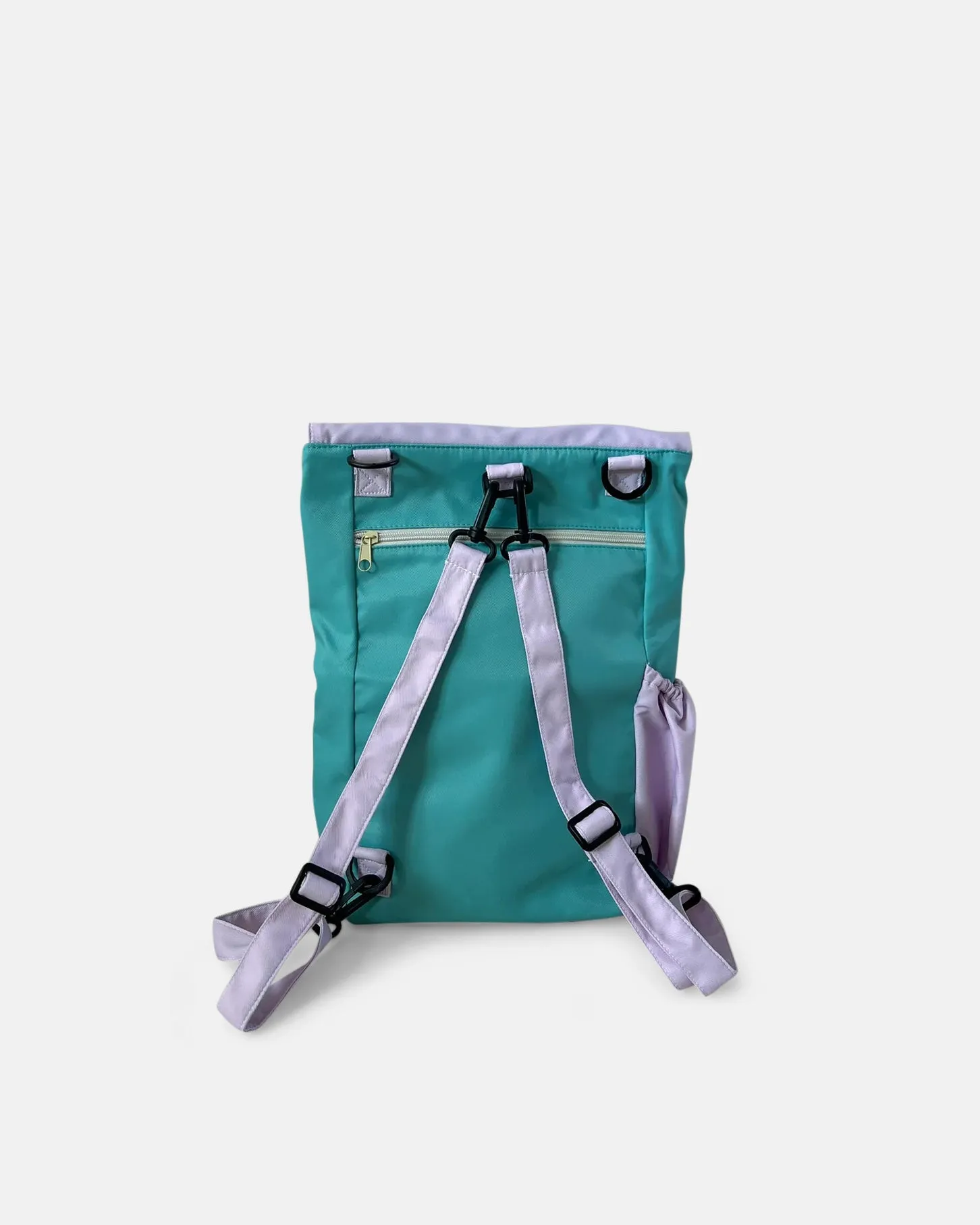 {{Smaller 14INCH SIZE}} Teal Lilac Utility 4-Way Washable Bag