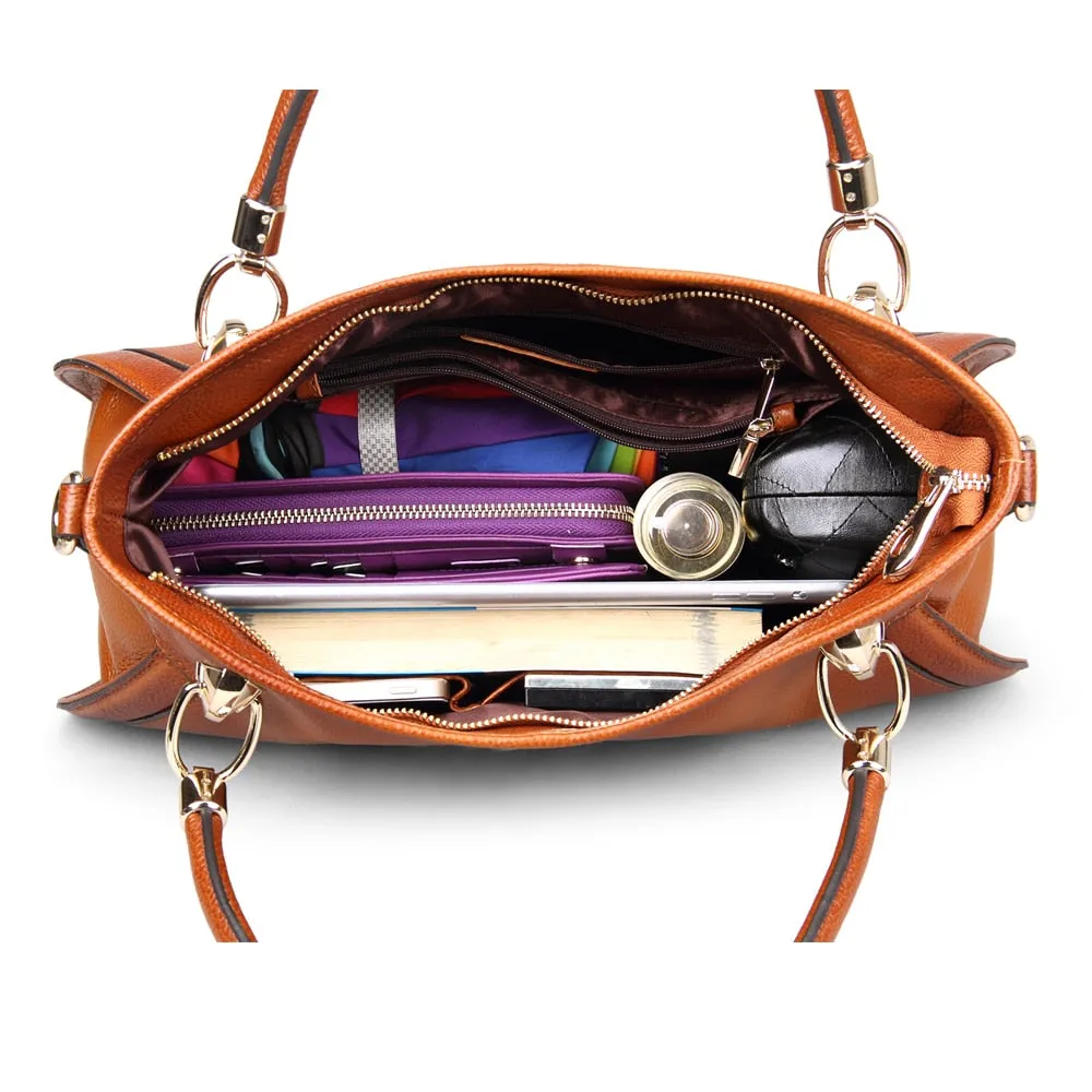 Soft Cow Genuine Leather Women Handbags