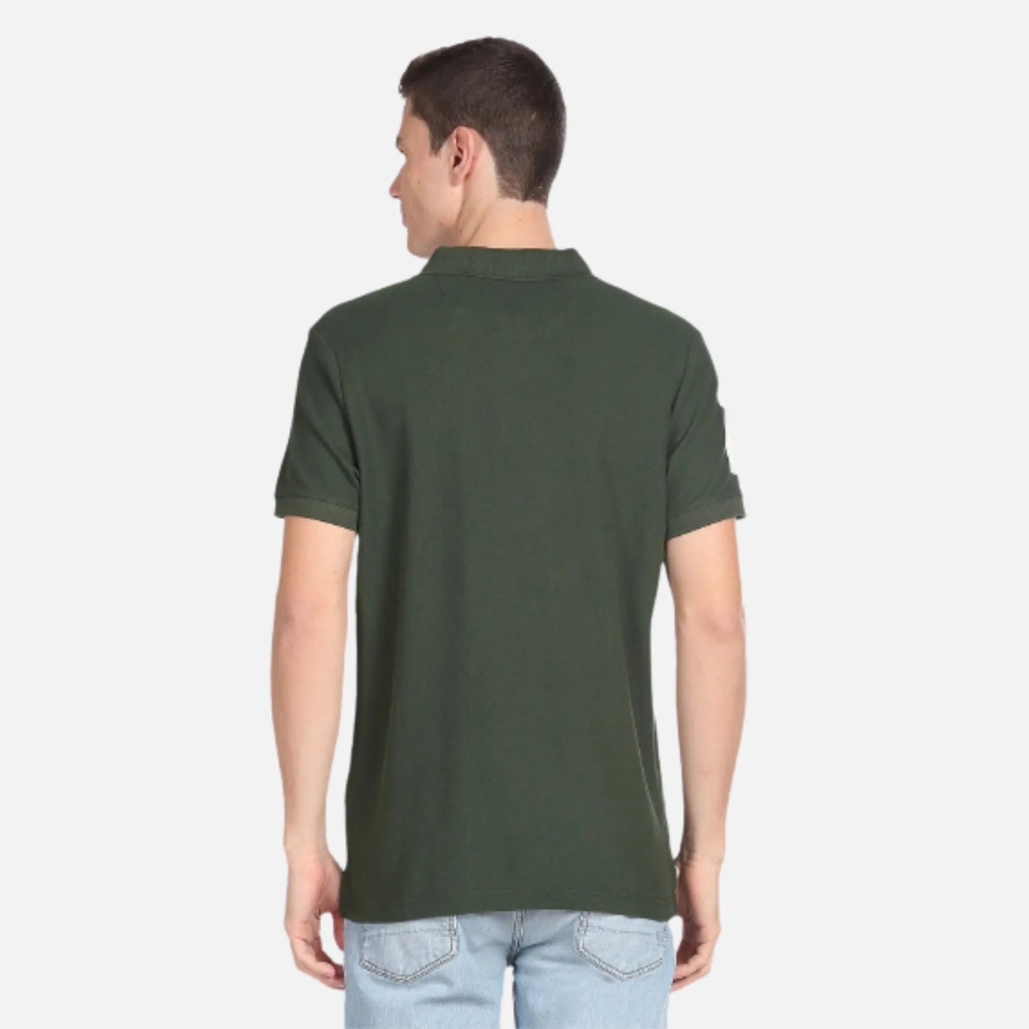 Solid Muscle Fit Polo Shirt