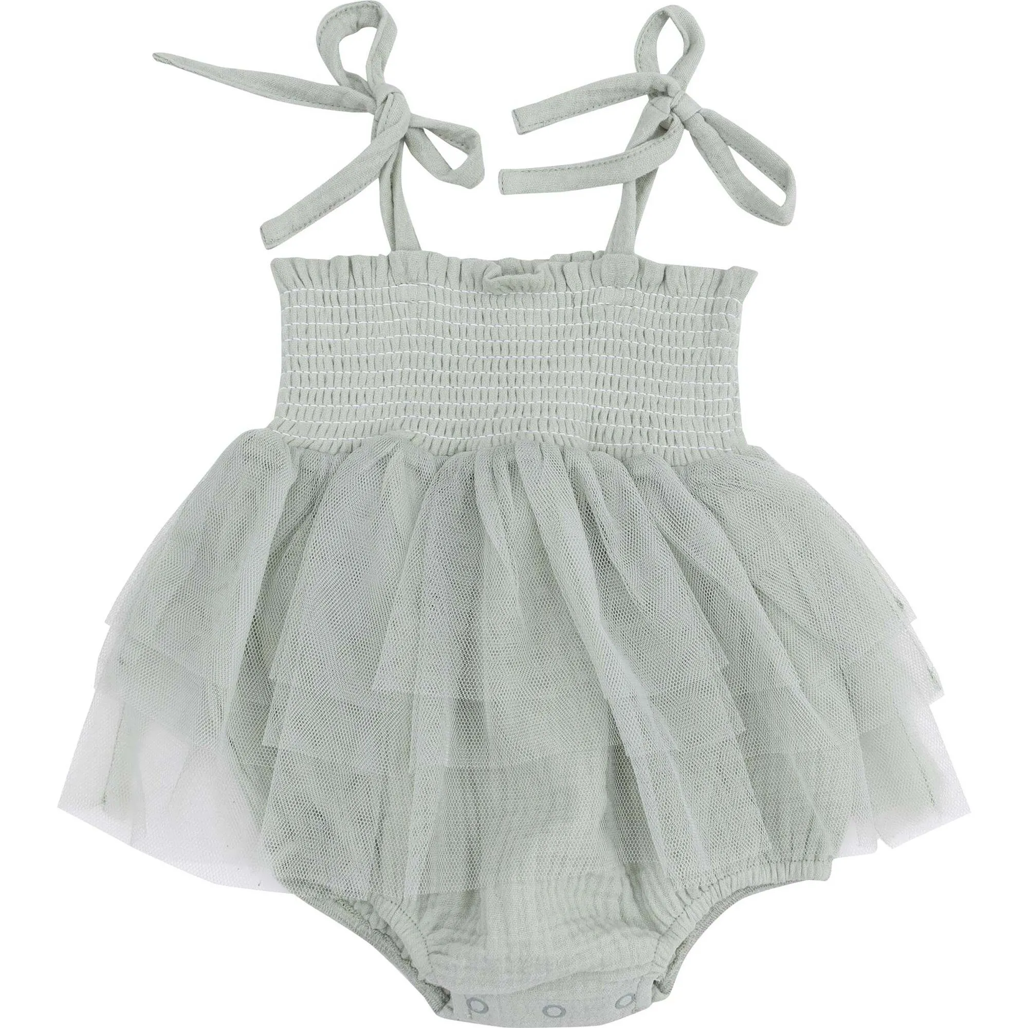 Solid Muslin Desert Green Tutu Bubble