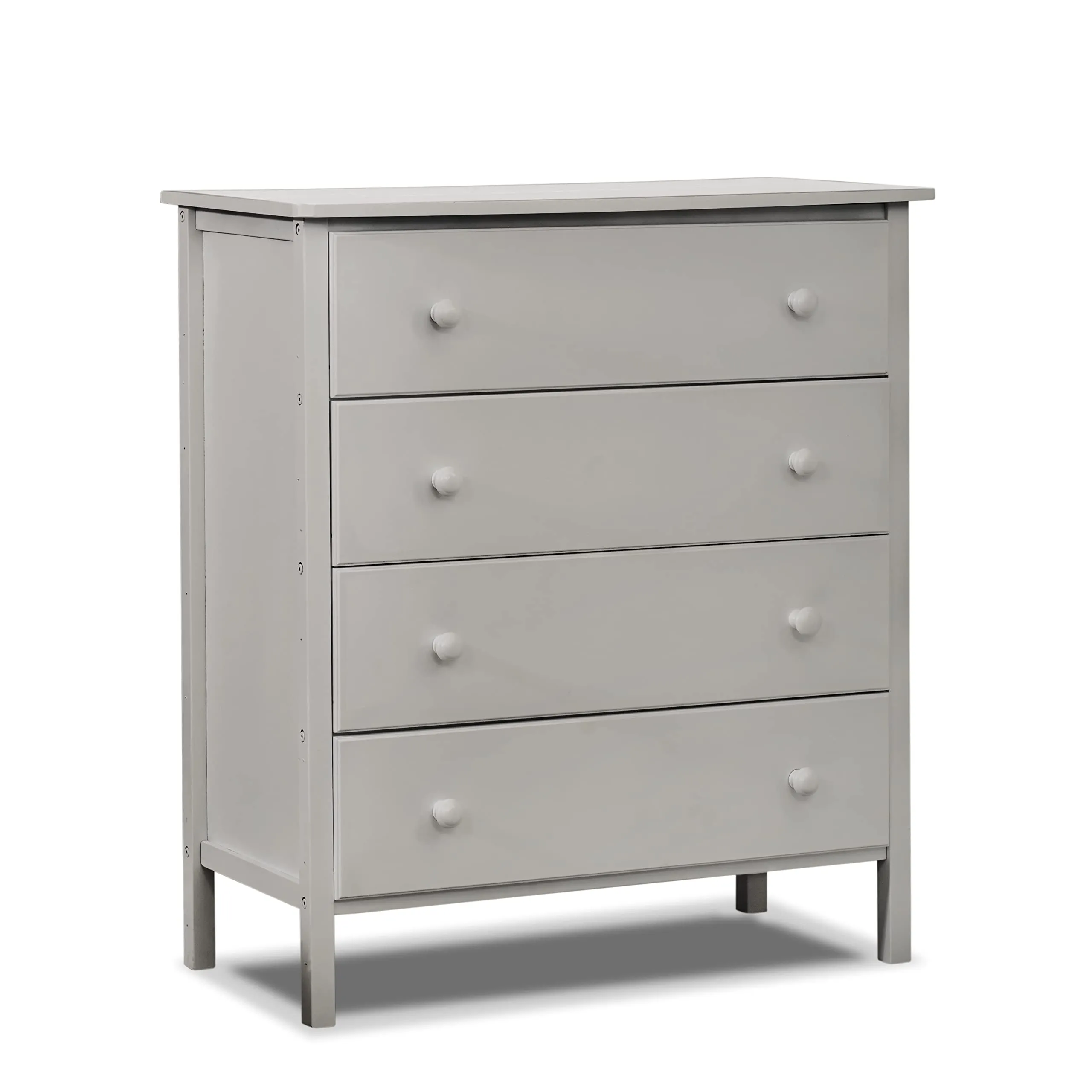 Sorelle Furniture Palisades 3-Piece Nursery Set with 4-in-1 Convertible Crib, 4-Drawer Dresser,and Changing Table with Hamper, Baby Furniture Made of Wood,Non-Toxic Finish, Nursery Furniture Set-Gray