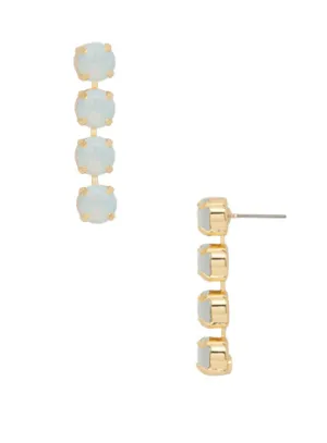 Sorrelli Matilda Dangle Earrings - White Opal