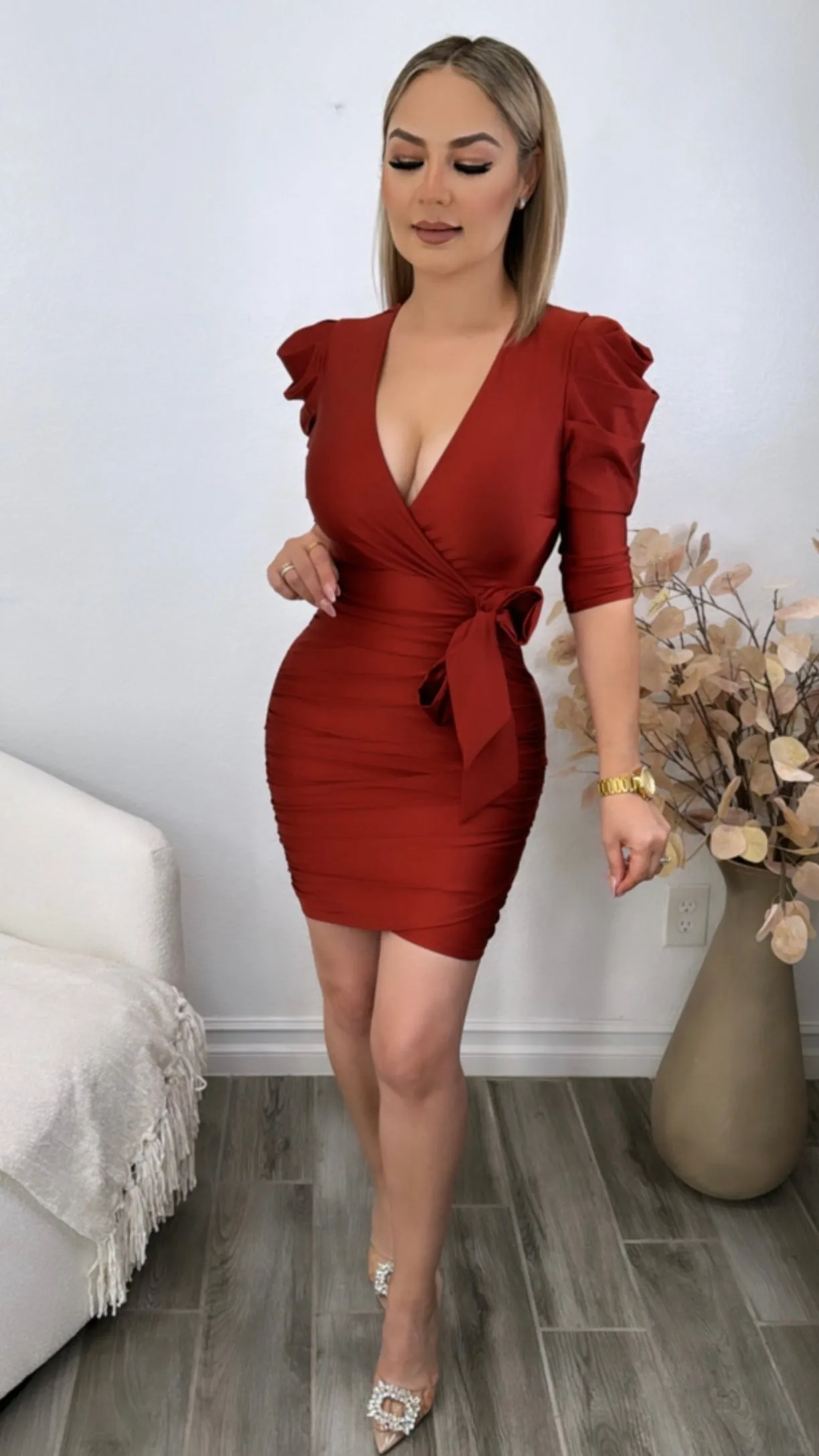 SOULMATE RUST DRESS