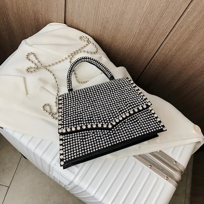 Sparkly Crystal High Quality Luxury Tote Bag