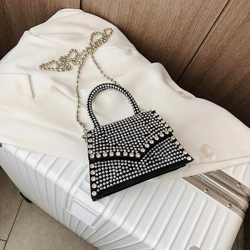Sparkly Crystal High Quality Luxury Tote Bag