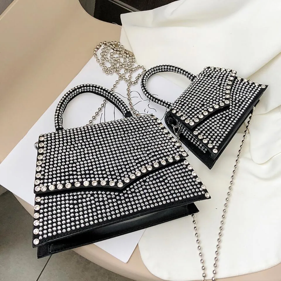 Sparkly Crystal High Quality Luxury Tote Bag